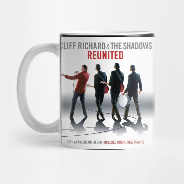 Cliff Richard and The Shadows Reunited 50Th Anniversary Album Cover by asheribtllo